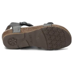 Aetrex Wedges|Women's , Jillian Sandal Gunmetal