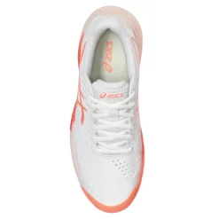 ASICS Sneakers & Athletic|Women's , GEL-Challenger 14 Tennis Shoe White/Sun Coral