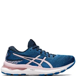 ASICS Sneakers & Athletic|Women's , GEL-Nimbus 24 Running Shoe - Wide Width Blue Pink