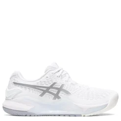 ASICS Sneakers & Athletic|Women's , GEL-Resolution 9 Tennis Shoe White/Pure Silver