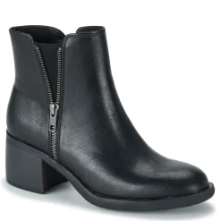 Baretraps Boots|Women's , Avery Block Heel Bootie Black