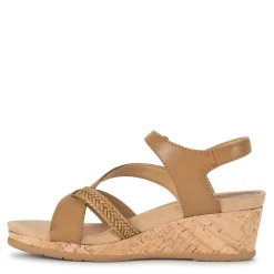 Baretraps Wedges|Women's , Farah Sandal Caramel