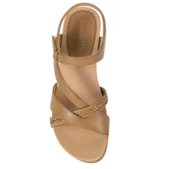 Baretraps Wedges|Women's , Farah Sandal Caramel