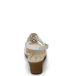 Baretraps Wedges|Women's , Taren Sandal White