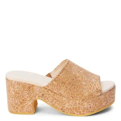 Matisse Sandals|Women's Beach By , Terry Sandal Rose Gold Cork