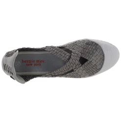 Bernie Mev Flats|Women's , Dune Mar Slip-On Smoke Shimmer