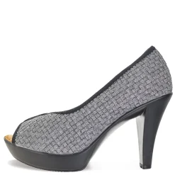 Bernie Mev Pumps & Heels|Women's , Fabulous Pump Pewter