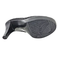 Bernie Mev Pumps & Heels|Women's , Fabulous Pump Black Metallic