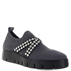 Bernie Mev Sneakers & Athletic|Women's , FX Galaxy Slip-On Dark Grey