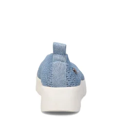 Bernie Mev Slip-On Shoes|Women's , FX Peony Slip-On Blue