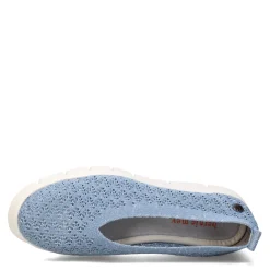 Bernie Mev Flats|Women's , FX Peony Slip-On Blue