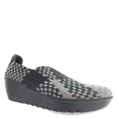 Bernie Mev Slip-On Shoes|Women's , Gem Slip-On Pewter Multi
