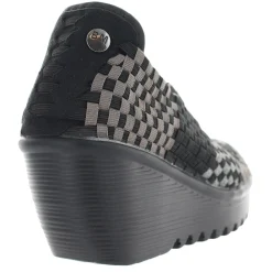 Bernie Mev Slip-On Shoes|Women's , Gem Slip-On Pewter Multi