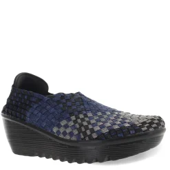 Bernie Mev Wedges|Women's , Gem Slip-On Jeans Combo