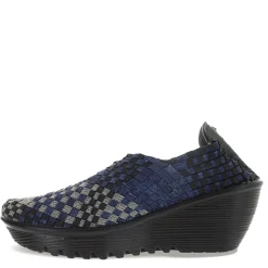 Bernie Mev Wedges|Women's , Gem Slip-On Jeans Combo