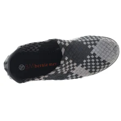 Bernie Mev Wedges|Women's , Gem Slip-On Pewter Multi