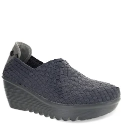 Bernie Mev Wedges|Women's , Gem Slip-On Gray