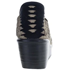 Bernie Mev Slip-On Shoes|Women's , Halle Sandal Bronze