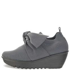 Bernie Mev Slip-On Shoes|Women's , Lulia Serenity Slip-On Dark Grey