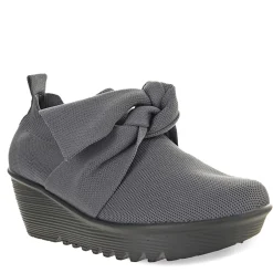 Bernie Mev Wedges|Women's , Lulia Serenity Slip-On Dark Grey