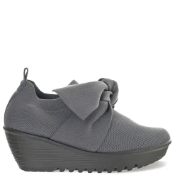 Bernie Mev Wedges|Women's , Lulia Serenity Slip-On Dark Grey