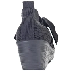 Bernie Mev Wedges|Women's , Lulia Serenity Slip-On Black