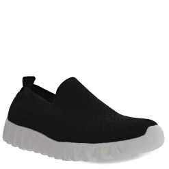 Bernie Mev Sneakers & Athletic|Women's , Orly Slip-On Black Fabric