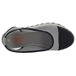 Bernie Mev Flats|Women's , Paula Slip-On Grey