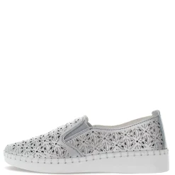 Bernie Mev Slip-On Shoes|Women's , TW102 Slip-On Silver
