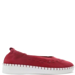Bernie Mev Slip-On Shoes|Women's , TW180 Slip-On Red