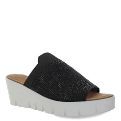 Bernie Mev Sandals|Women's , Venti Crystals Sandal Black