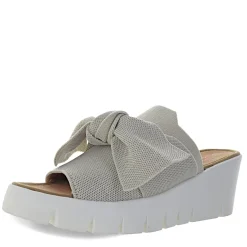 Bernie Mev Sandals|Women's , Venti Freesia Sandal Nude Silver