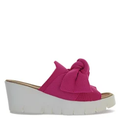 Bernie Mev Wedges|Women's , Venti Freesia Sandal Fuchsia
