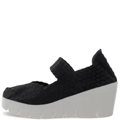 Bernie Mev Slip-On Shoes|Women's , Venti Lulia Slip-On Black