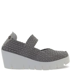 Bernie Mev Slip-On Shoes|Women's , Venti Lulia Slip-On Smoke