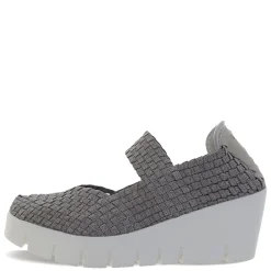 Bernie Mev Slip-On Shoes|Women's , Venti Lulia Slip-On Smoke