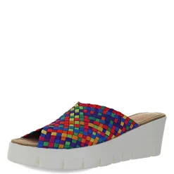 Bernie Mev Wedges|Women's , Venti Summer Sandal Rainbow