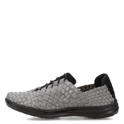 Bernie Mev Slip-On Shoes|Women's , Victoria Slip-On Pewter