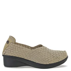 Bernie Mev Wedges|Women's , Yael Fly Slip-On Light Gold