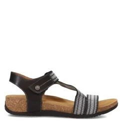 Biza Wedges|Women's , Teagan Sandal Black