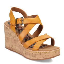 b.o.c Wedges|Women's , Chiana Sandal Yellow