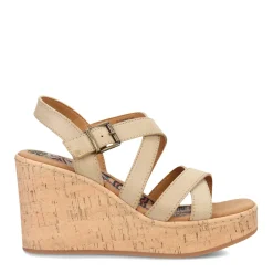 b.o.c Wedges|Women's , Chiana Sandal Cream