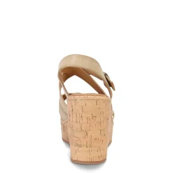 b.o.c Wedges|Women's , Chiana Sandal Cream