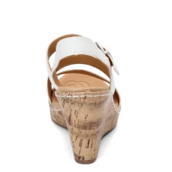 b.o.c Wedges|Women's , Schirra Sandal White