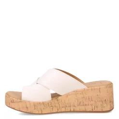 b.o.c Wedges|Women's , Sunny Sandal White