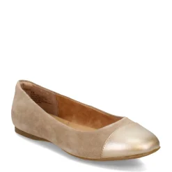 Born Slip-On Shoes|Women's , Batti Flat Taupe/Bronze