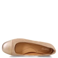 Born Slip-On Shoes|Women's , Batti Flat Taupe/Bronze