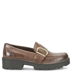 Born Loafers|Women's , Contessa Loafer Dark Brown