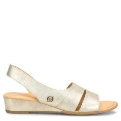 Born Sandals|Women's , Crista Sandal Light Gold