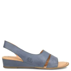 Born Wedges|Women's , Crista Sandal Navy
